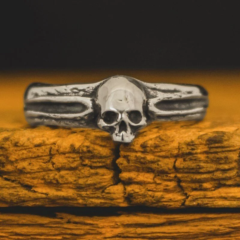 Skive Jewelry Alian As De Caveira Four Skull Prata